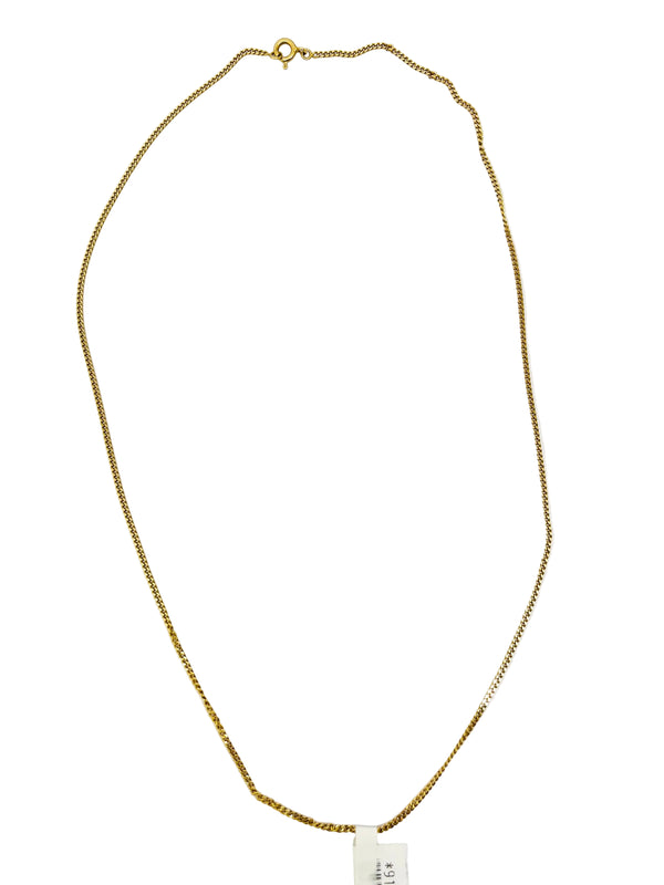 Collier Princesse en Or Jaune 18 Carats Maille Figaro
