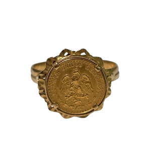 Bague Camée en Or Jaune 18 Carats T.62