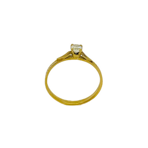 Bague en Or Jaune 18 carats - Taille 50