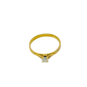 Bague en Or Jaune 18 carats - Taille 50