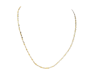Collier Sautoir Grain de Café Or Jaune 18K