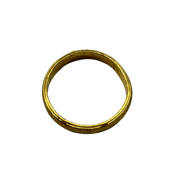 Bague alliance en Or Jaune en 24K