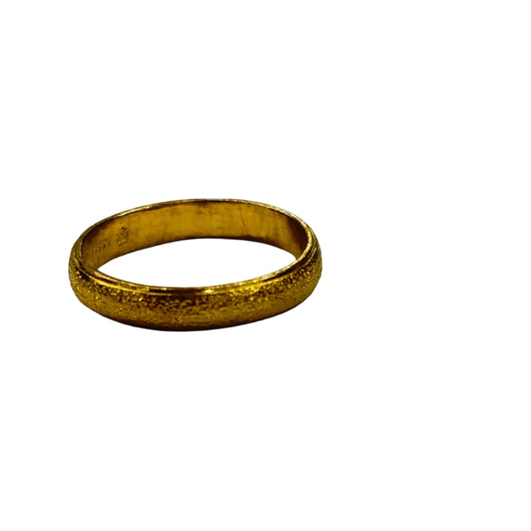 Bague alliance en Or Jaune en 24K