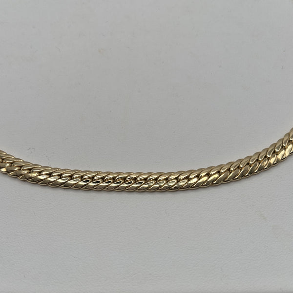 Collier or maille anglaise