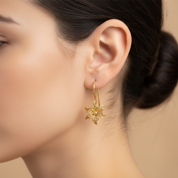 Boucles d'oreilles Or Jaune 18K