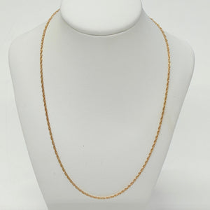 Collier Chaîne Torsadé Or Jaune 18k