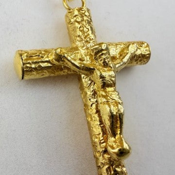 Pendentif Croix en Or Jaune
