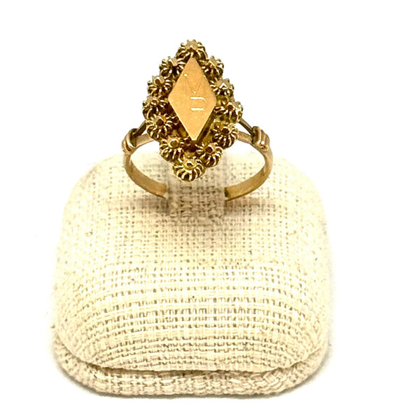 Bague Ancienne Or Jaune 18 Carats