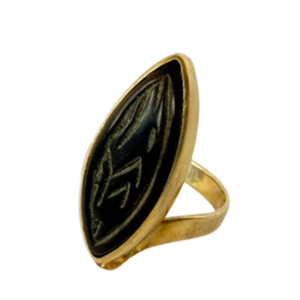 Bague en Or Jaune 18K avec Jeton