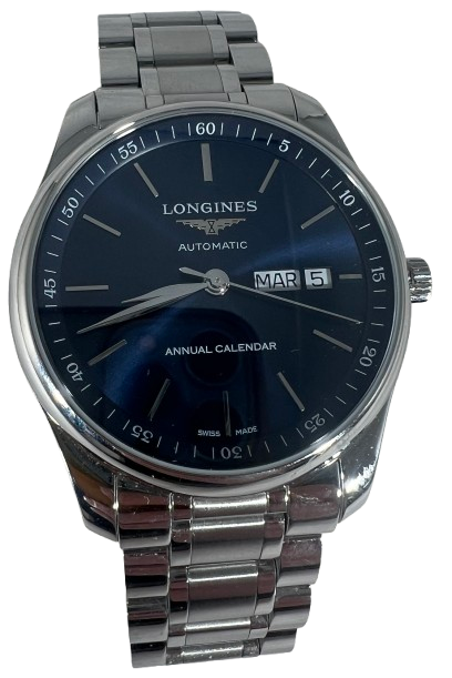 Montre Longines Master Collection Acier Automatique Bleu