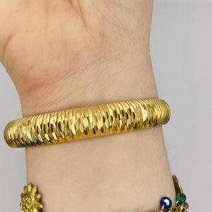 Bracelet Jonc Or Jaune