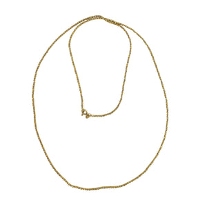 Collier Sautoir en Or Jaune 18K