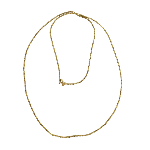 Collier Sautoir en Or Jaune 18K