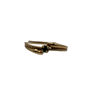 Bague en Or Jaune avec Émeraude 18K - T 55