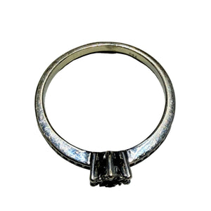Bagues en Or Blanc et Diamants 18k - Taille 52