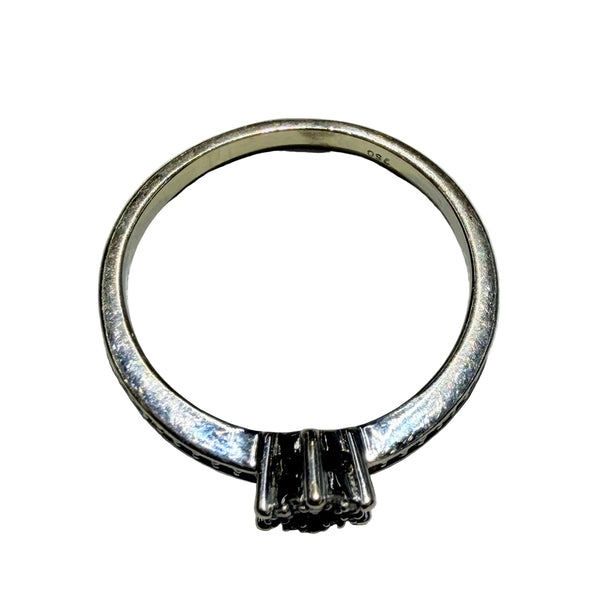 Bagues en Or Blanc et Diamants 18k - Taille 52
