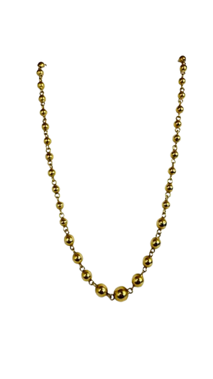 Collier Princesse en Or Jaune 18K Lg44
