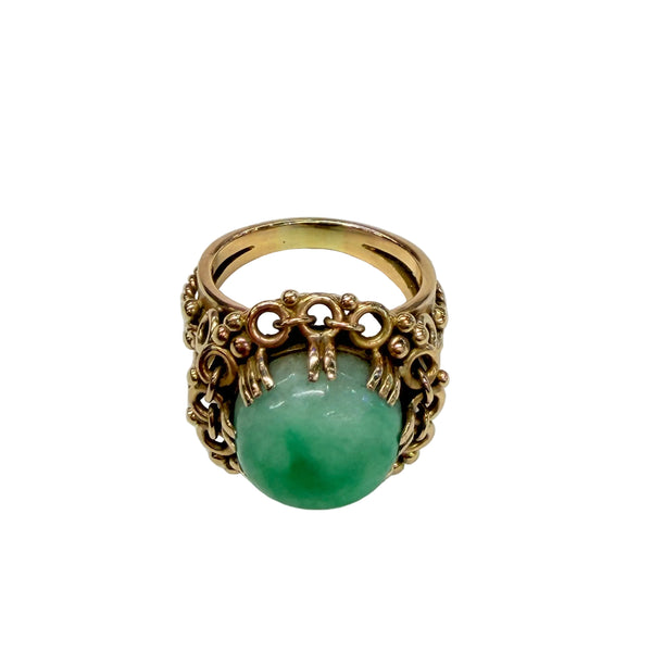 Bague Empierrée en Or Jaune 18k