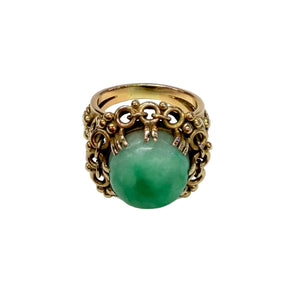 Bague Empierrée en Or Jaune 18k