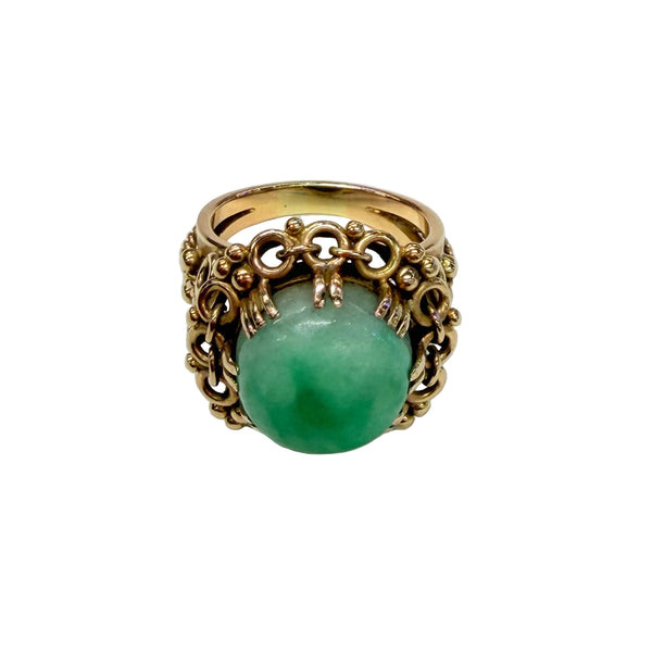 Bague Empierrée en Or Jaune 18k