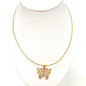 Collier Ras du Cou en Or Jaune et Blanc 18k - 2.39 G
