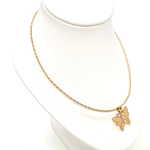 Collier Ras du Cou en Or Jaune et Blanc 18k - 2.39 G