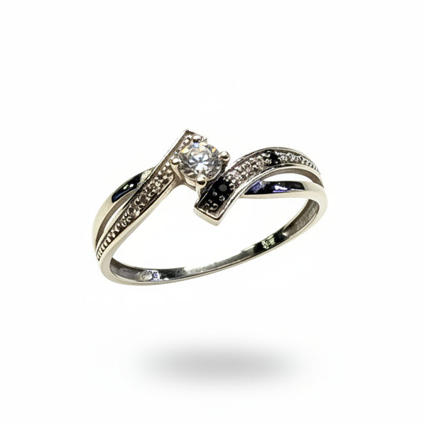 Bague en Or Blanc 18k - 1.29 G