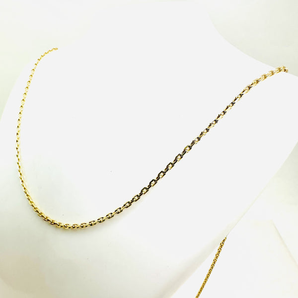 Collier en Or Maille Forçat