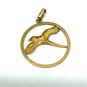 Pendentif Paille en Or Jaune 18K - 0.92G