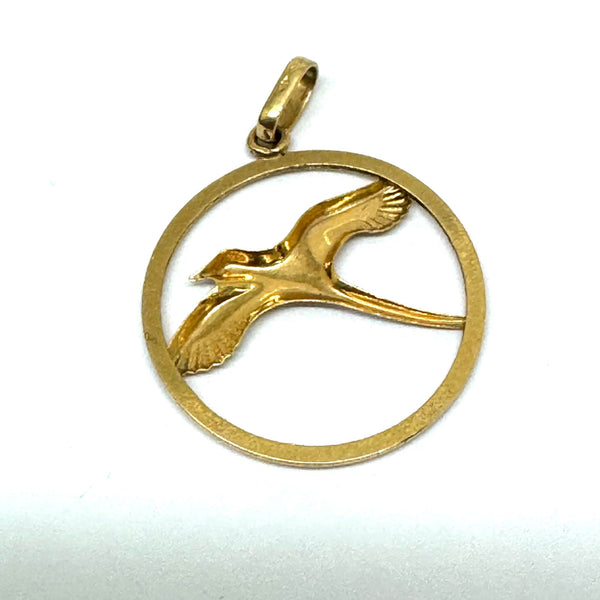 Pendentif Paille en Or Jaune 18K - 0.92G