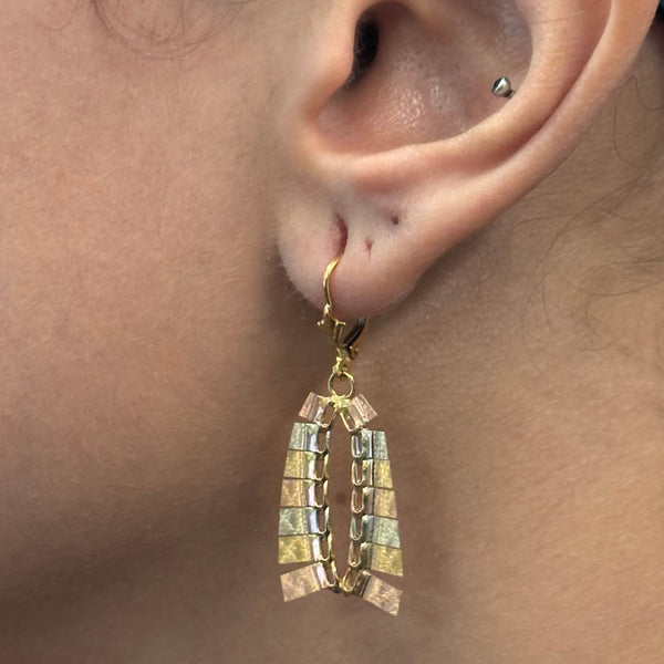 Boucles d'oreilles dormeuses en or 18K 4.38g