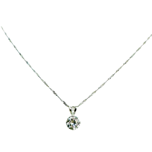 Collier 2 ors avec pendentif avec oxydes
