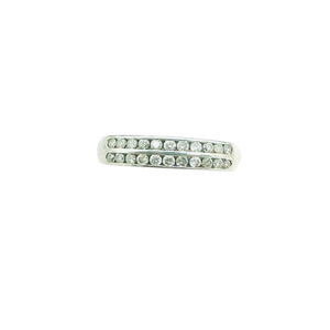 Bague Demi Tour Or avec Diamants