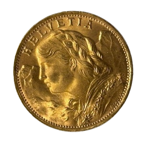 Pièce de 20 Francs Suisse en Or Jaune 1935