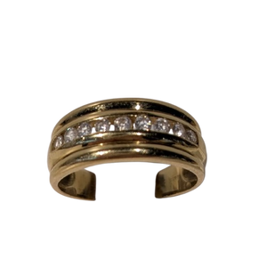 Bague jonc avec oxydes