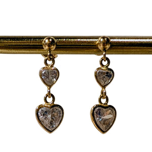 Boucles d'oreilles Pendantes en Or Jaune 18K
