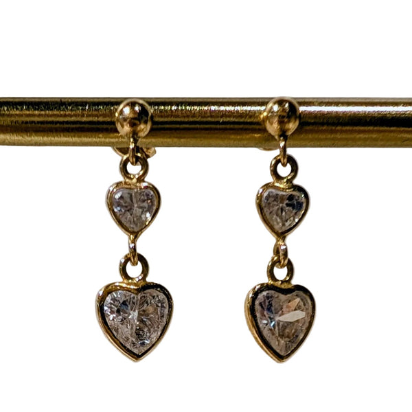 Boucles d'oreilles Pendantes en Or Jaune 18K