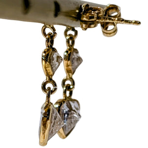 Boucles d'oreilles Pendantes en Or Jaune 18K