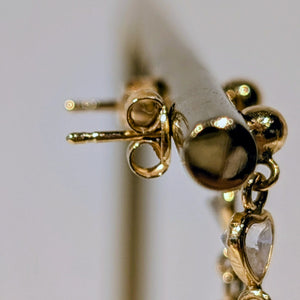 Boucles d'oreilles Pendantes en Or Jaune 18K