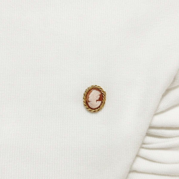 Pendentif Camée en Or Jaune 18K - 3.59g