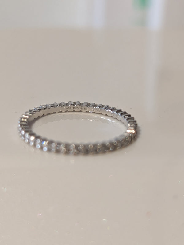 Bague Mauboussin Or Blanc 18K - 1.25G avec Diam