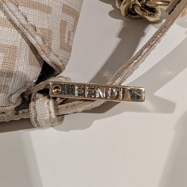 Sac Mamma Baguette Fendi Beige Monogramme