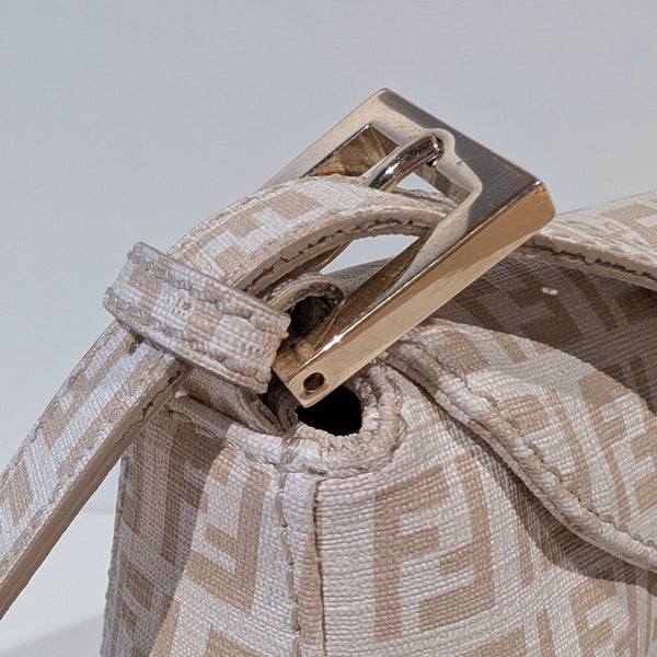 Sac Mamma Baguette Fendi Beige Monogramme