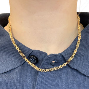 Collier en or jaune 18 carats Longueur-42cm