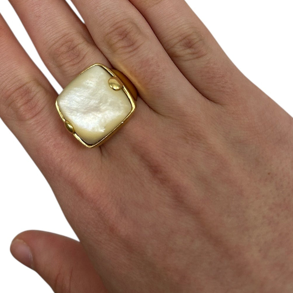 Bague en Or Jaune 18k - 15.07 G