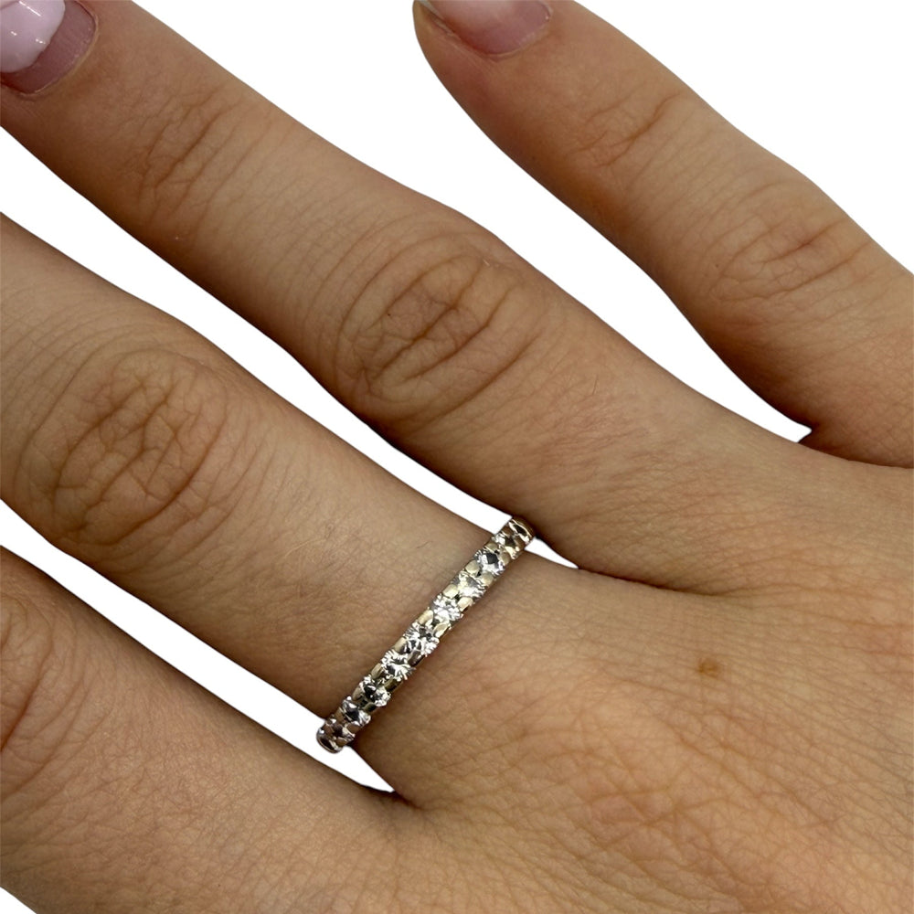 Bagues en or blanc blanc 18 K - Taille 59/60 - 1.80 G