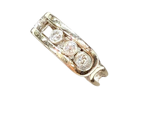 Bague Signée Or Blanc 18K avec Diamants MESSIKA 4.04 Grs - Taille 52