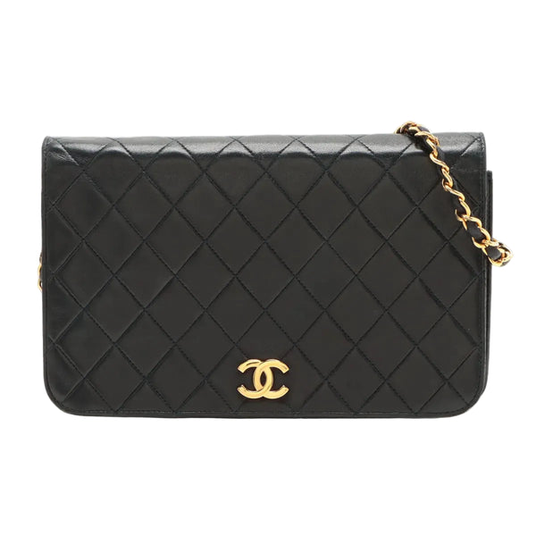 Sac Single Flap vintage noir Chanel