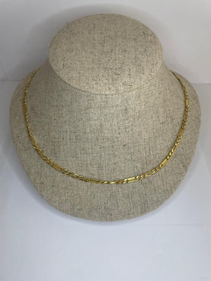 Collier en or jaune figaro 18K 22.8 Grs