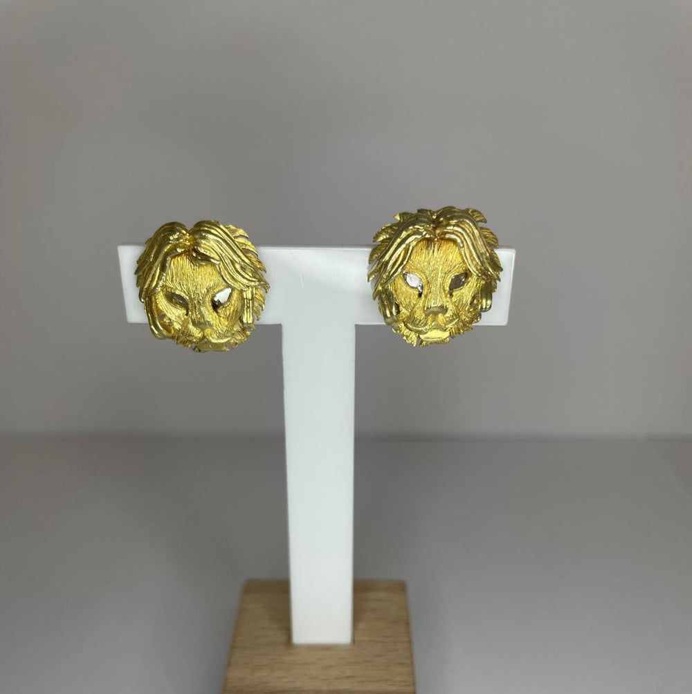 Boucles d'oreilles en or jaune 18K 8.20 Grs